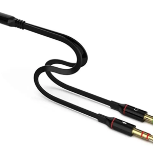 Cable Adaptador Divisor de Audio - 1 Entrada Hembra a 2 Salidas Macho
