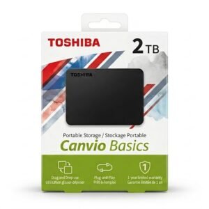 Disco Duro Mecánico Externo Toshiba Canvio Basics 2TB USB 3.0